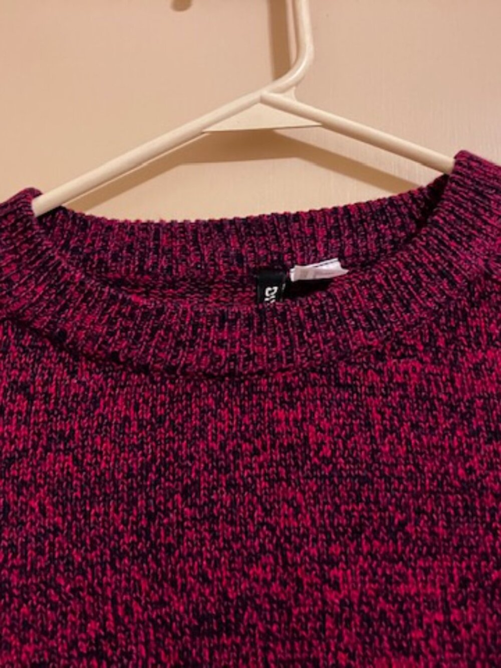 Red/Black Heathered Sweater